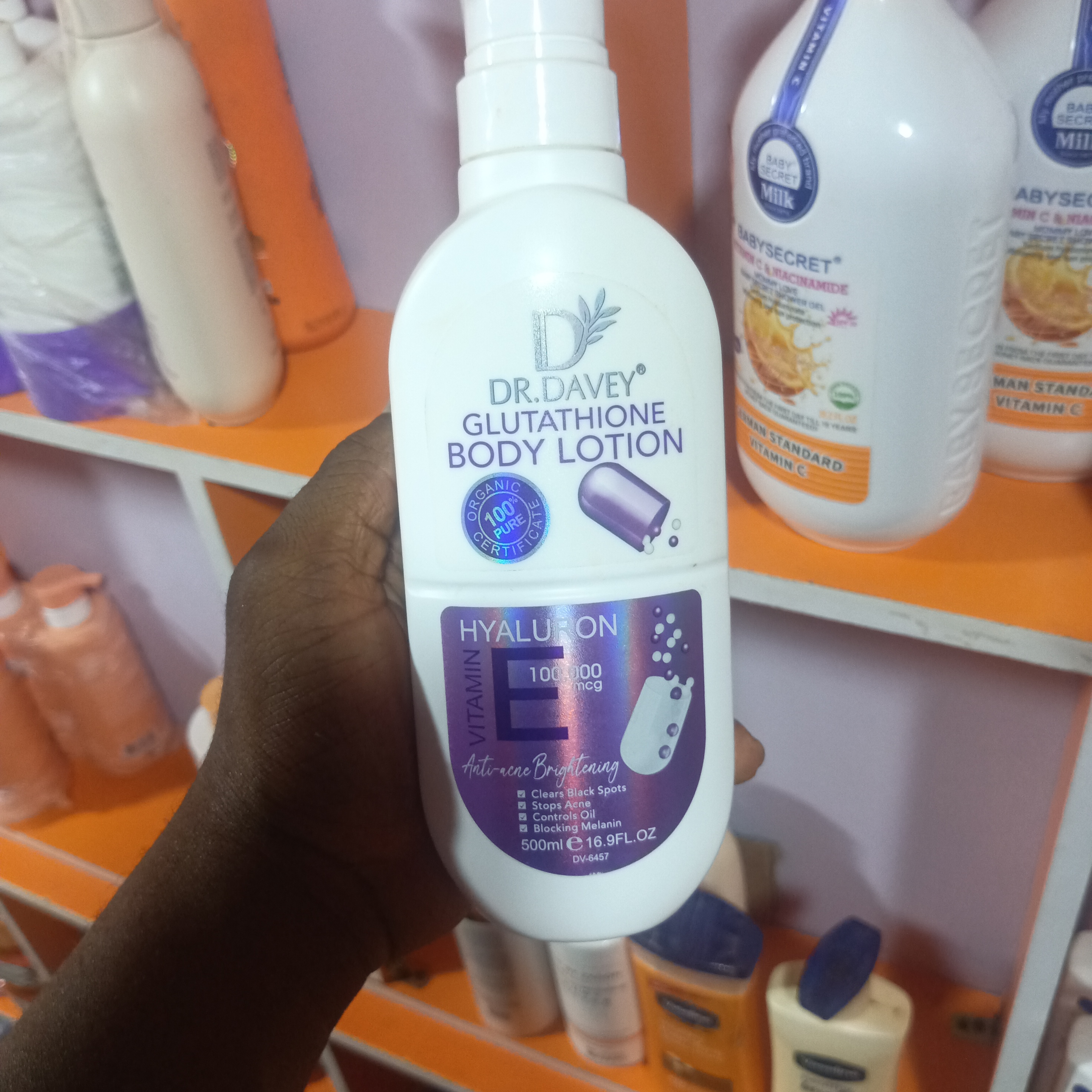 DR DAVEY LOTION (GLUTATHIONE)