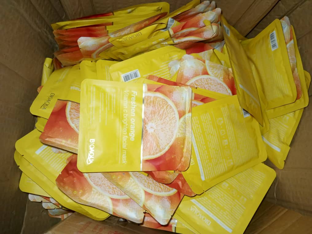 ORANGE FACE MASK