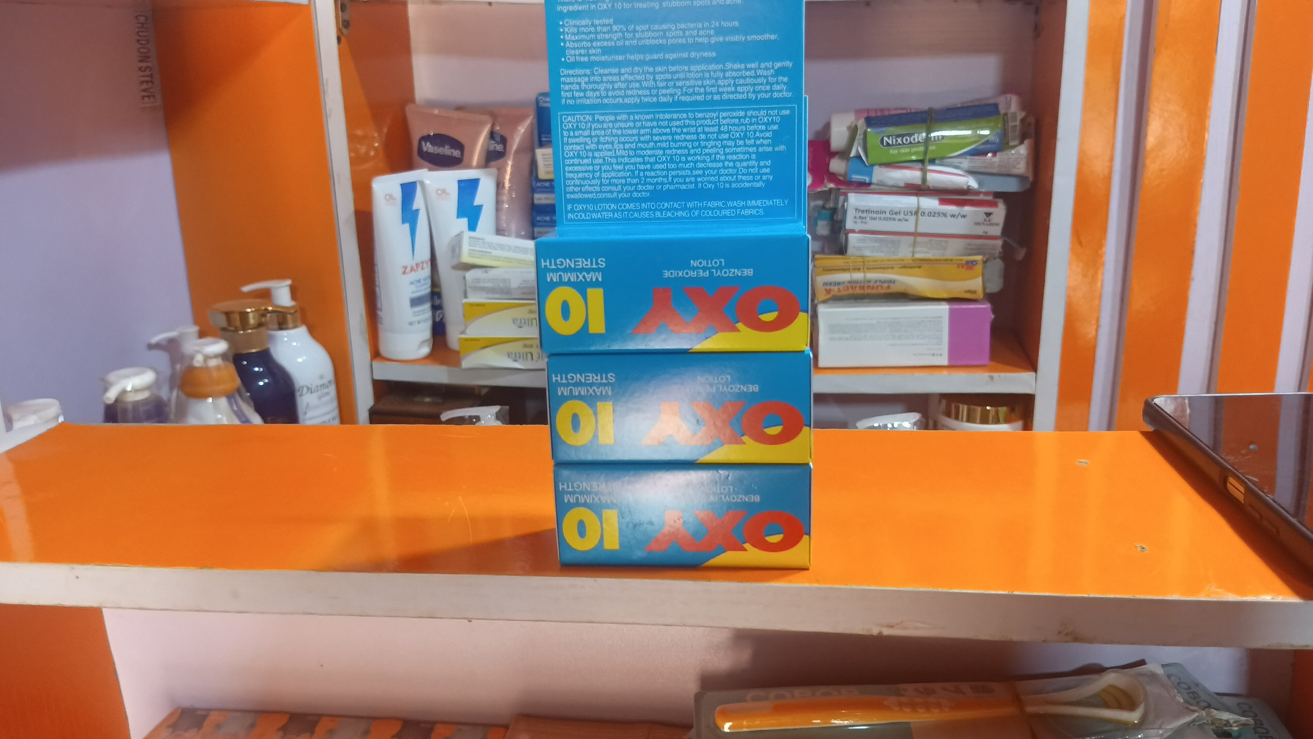 OXY 10 BENZOYL PEROXIDE