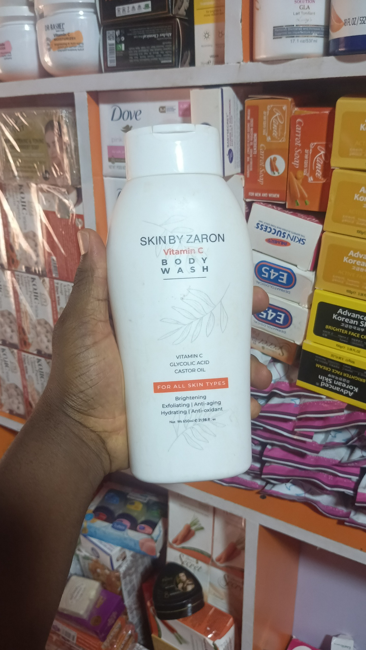 SKIN BY ZARON BODY WASH