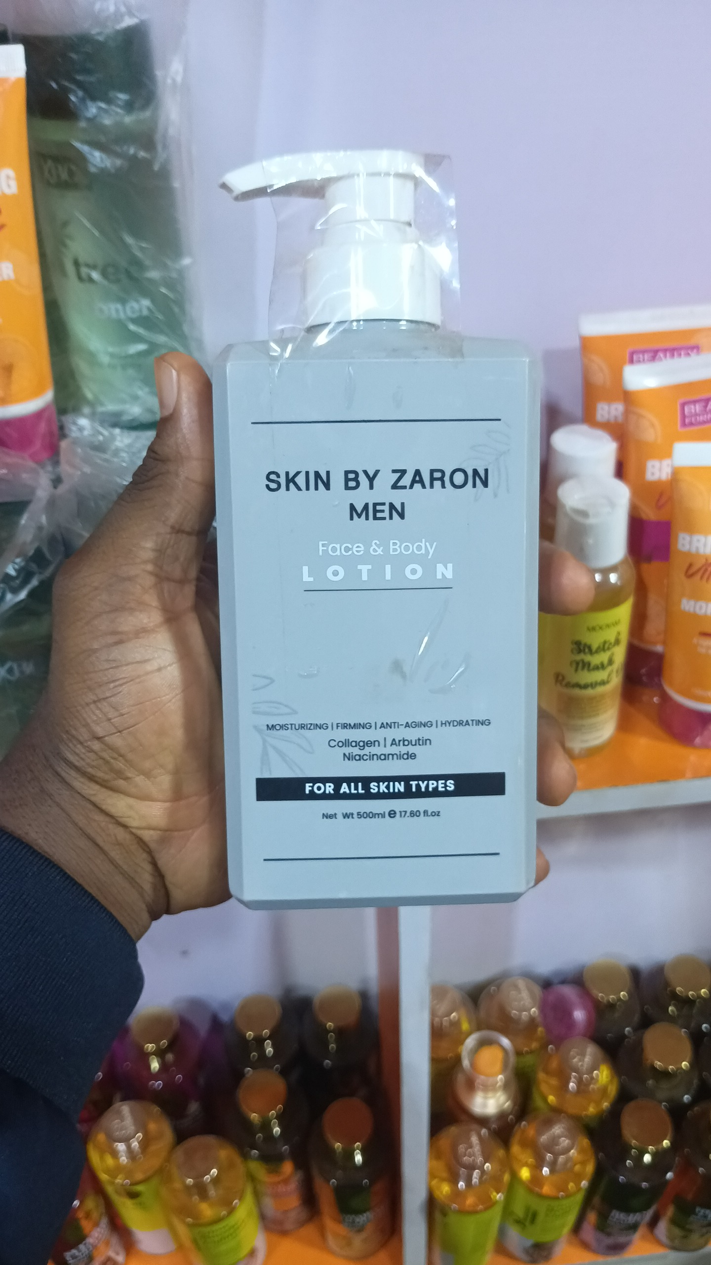 SKIN BY ZARON MEN LOTION