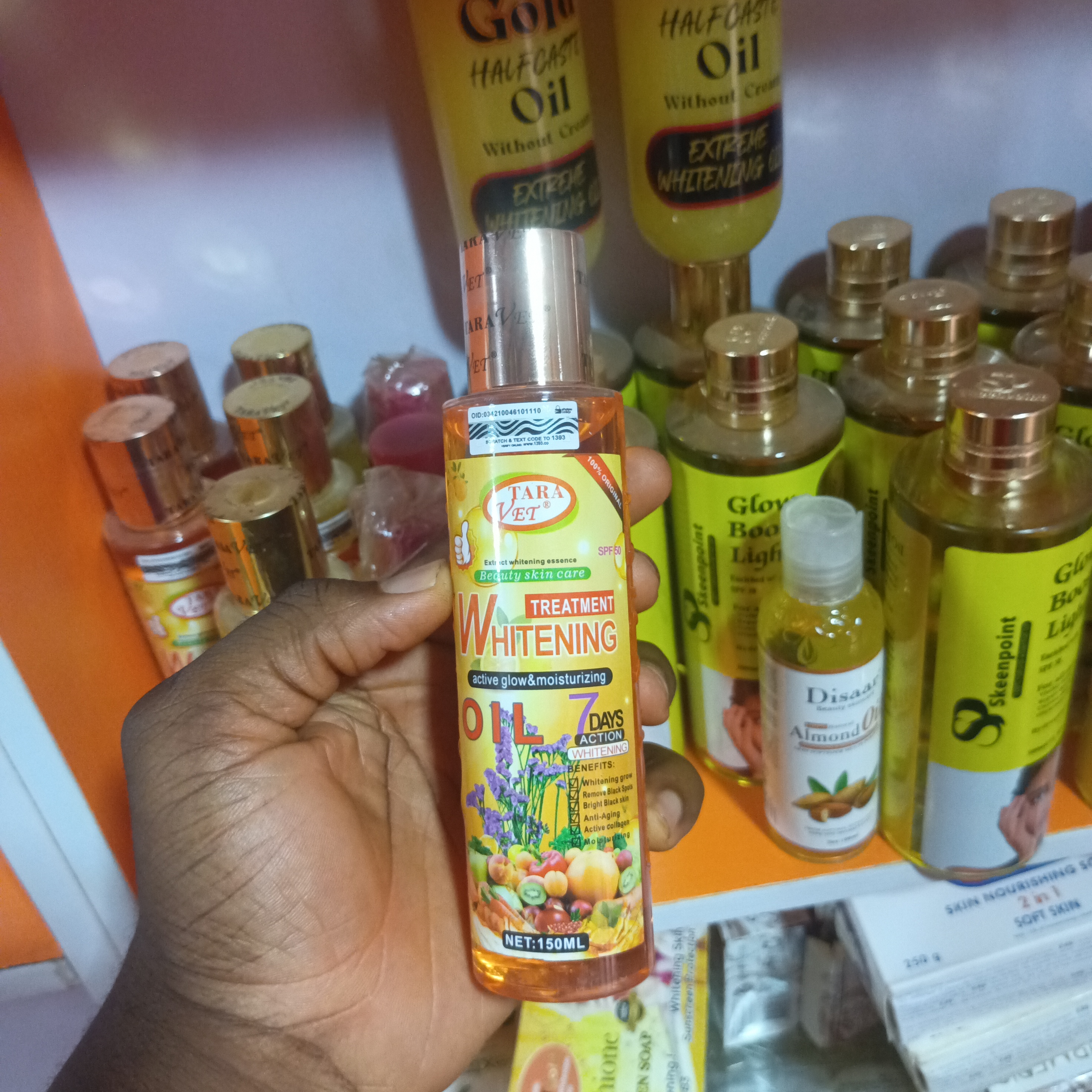 tARAVET TREATMENT WHITENING OIL
