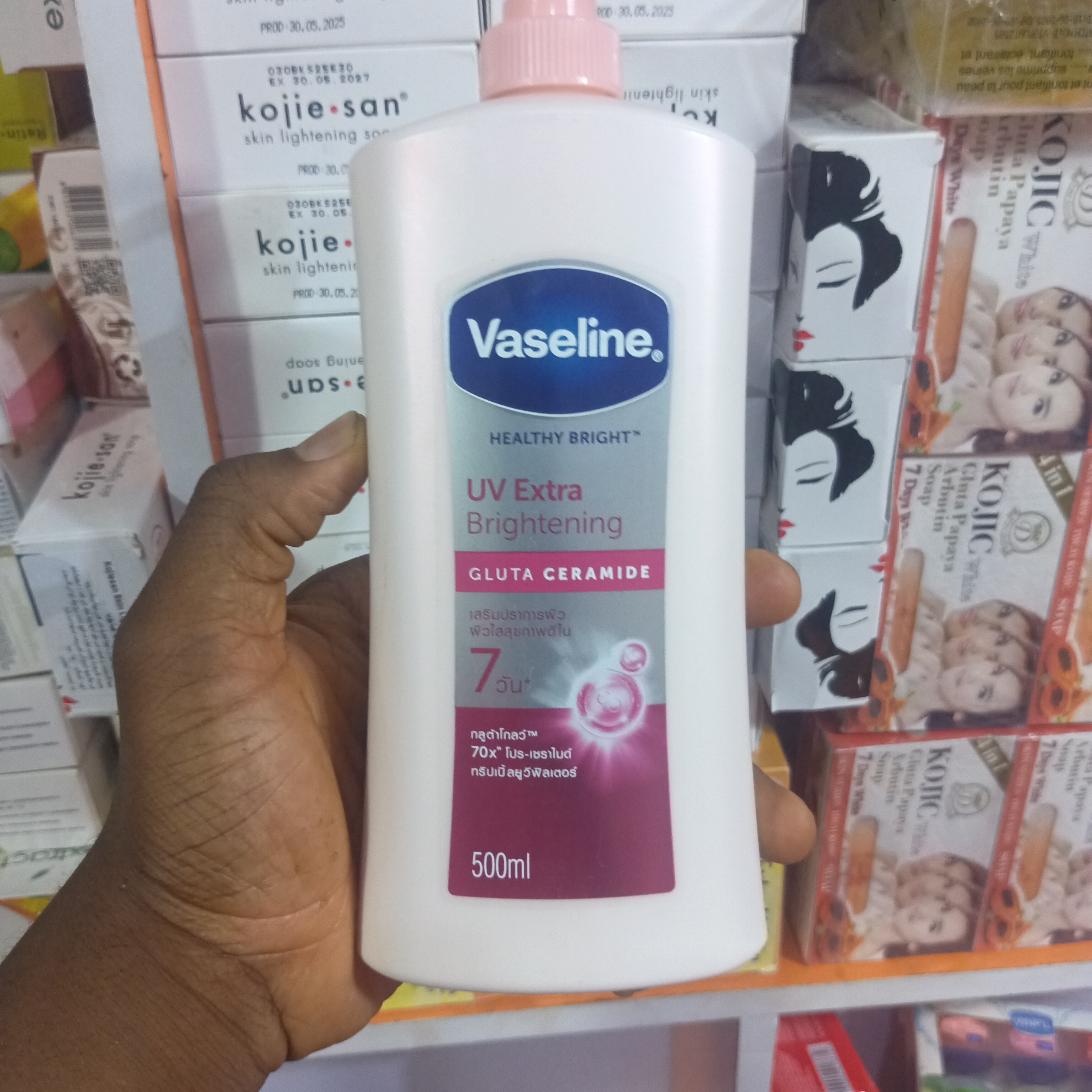 VASELINE UV EXTRA BRIGHTENING 500ML