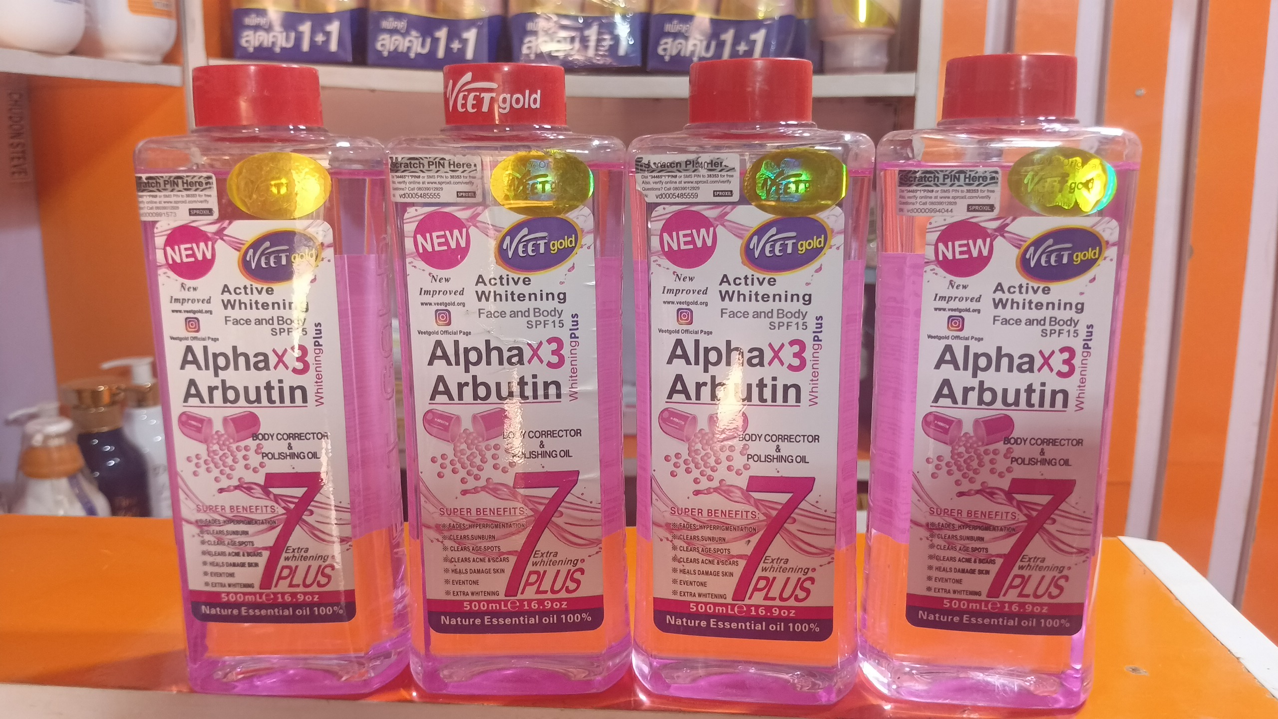 VEET GOLD ALPHA ARBUTIN OIL 500ML