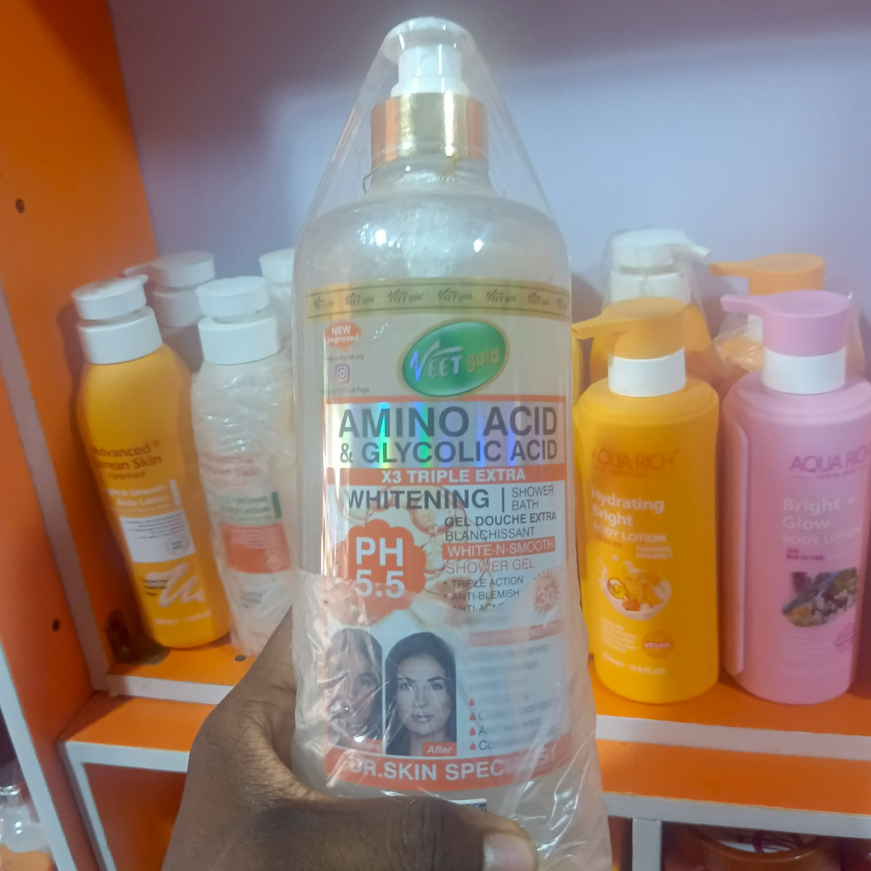 VEET GOLD AMINO ACID BODY BATH