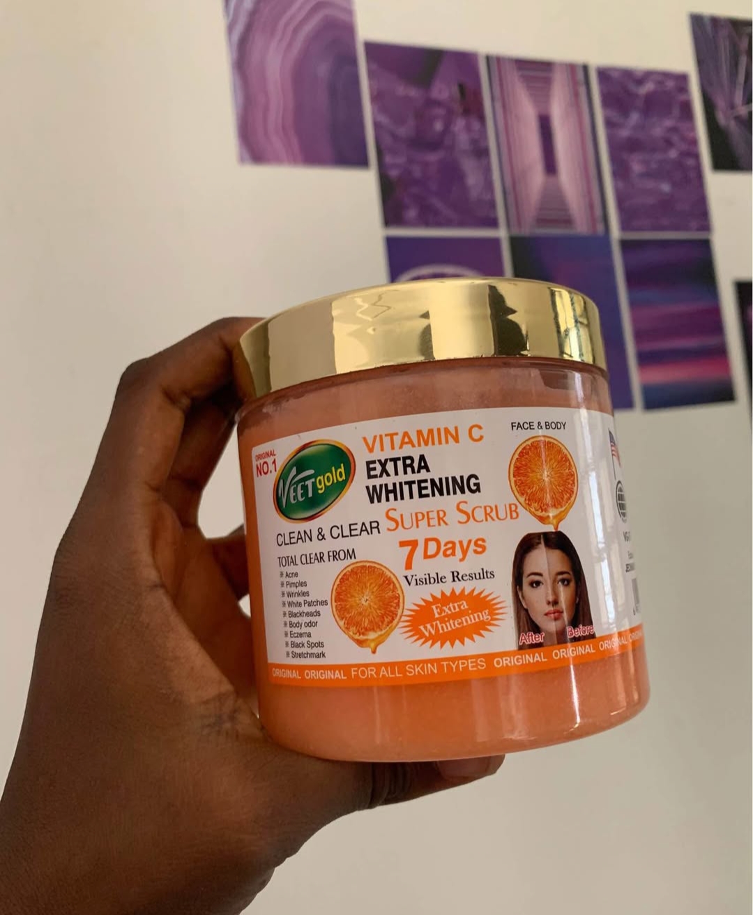 VEET GOLD VITAMIN C SCRUB