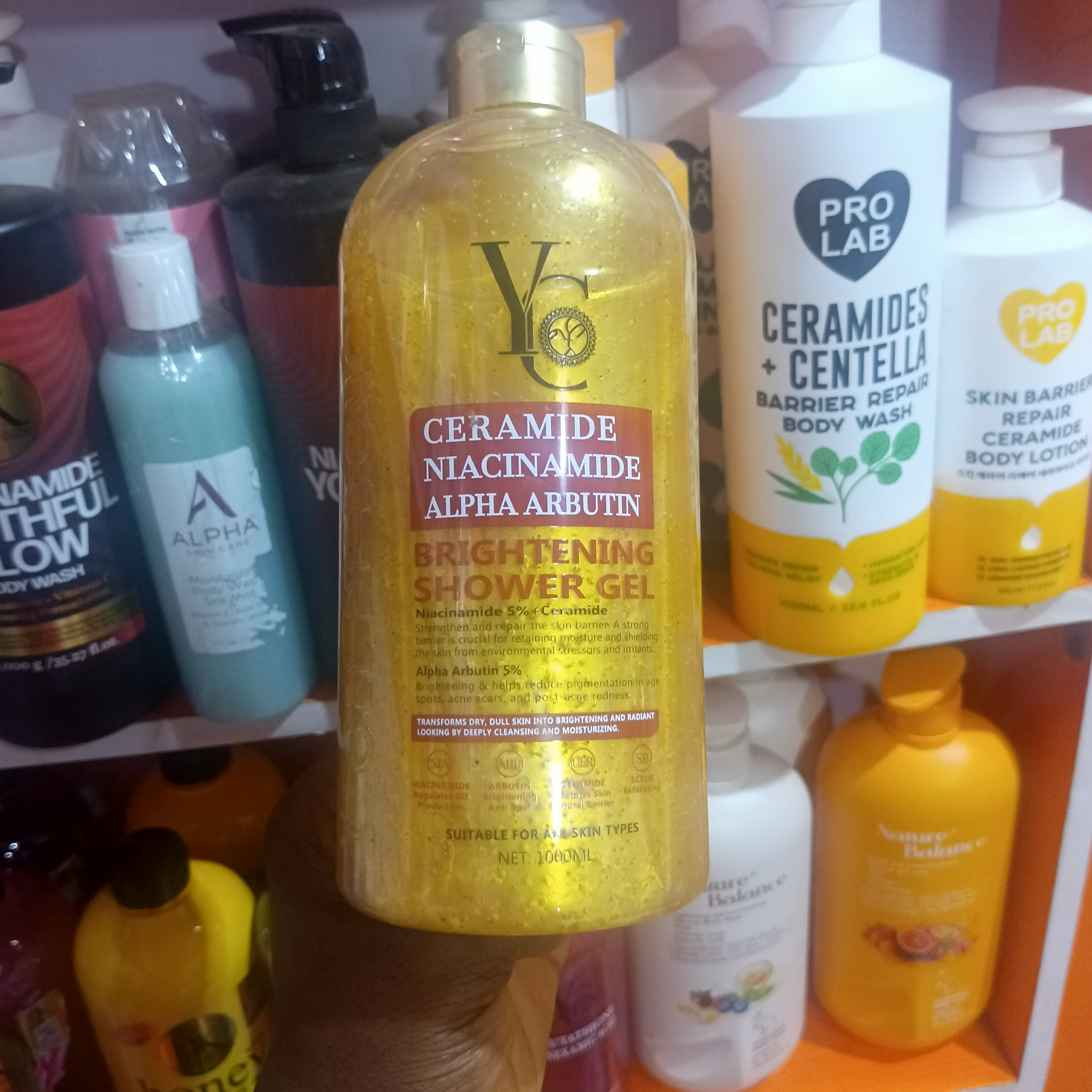 YC CERAMIDE NICINAMIDE ALPHA ARBUTIN BATH
